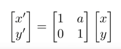 剪切变换矩阵