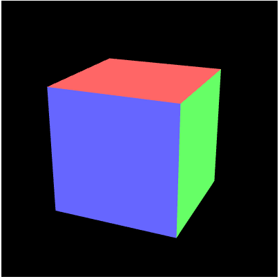 ColoredCube运行效果