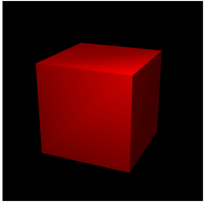 PointLightedCube运行效果