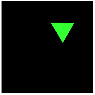 RotatedTranslatedTriangle运行结果
