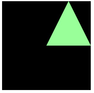 TranslatedTriangle运行效果